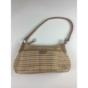 Vintage Fossil Basket Weave Bag